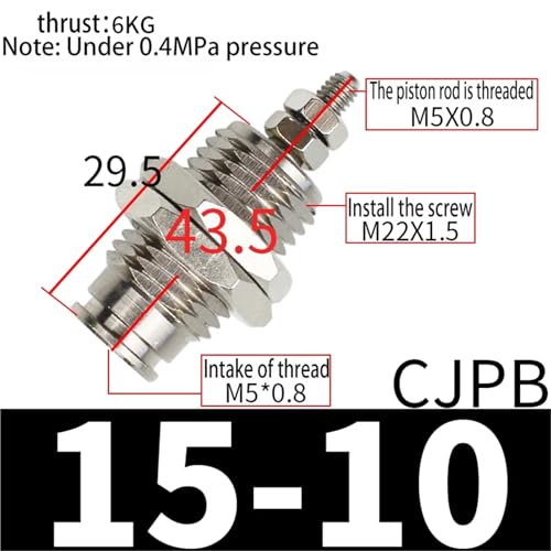 Cylindre pneumatique CJPB contre le manque d'espace sur machine d'assemblage - 2