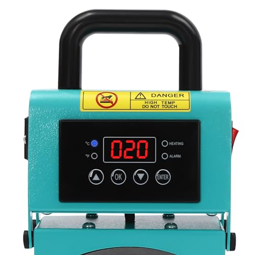 Prensa térmica para gorras mini con control preciso azul miniatura 3