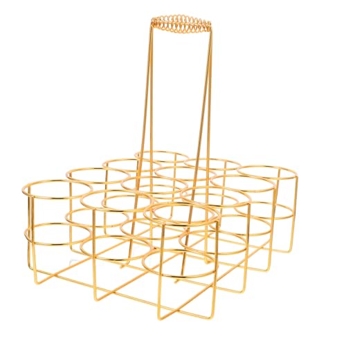 STOBAZA 1 Pieza Cesta de Almacenamiento de Cerveza para Botellas Soporte Práctico y Resistente para Ktv y Bares para Uso Fiestas y Reuniones