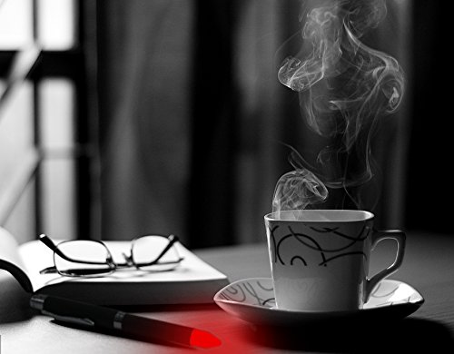 Led Pen, Yacig Led Light Up Pen, Intellectual Red Led Pen Two Brightness Adjustable, Powered By 1X Aaa Battery, Metal Barrel Heavy Weight, Pack Of 2- Red #TOP6