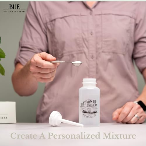 Image of BUE Reusable Enema Bottle -10oz BPA-Free. Bottoms Up Enemas