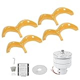 [Utilización de energía eficiente]: el kit de generador de viento aprovecha inteligentemente la energía eólica con su baja velocidad de arranque y alta tasa de utilización del viento, asegurando la máxima generación de energía.