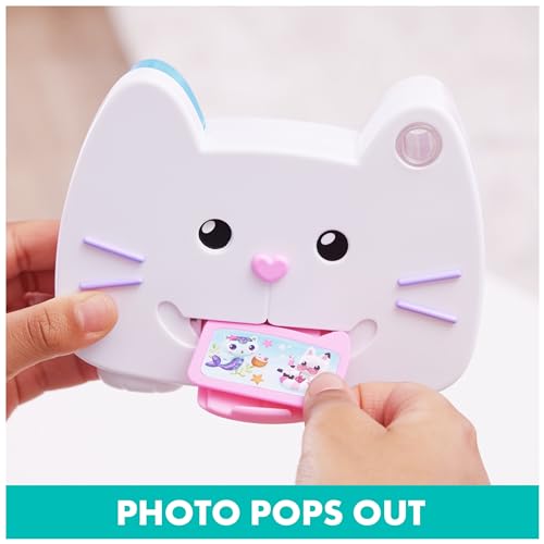 DREAMWORKS GABBY'S DOLLHOUSE - Spielzeug Katzen-Kamera mit 3 Fotomotiven, geeignet für Kinder ab 3 Jahren