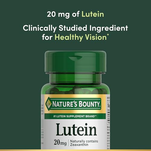 Nature's Bounty Lutein 20 mg, 40 Softgels | Eye Health Supplements and Vitamins, Support Vision Health - image 3