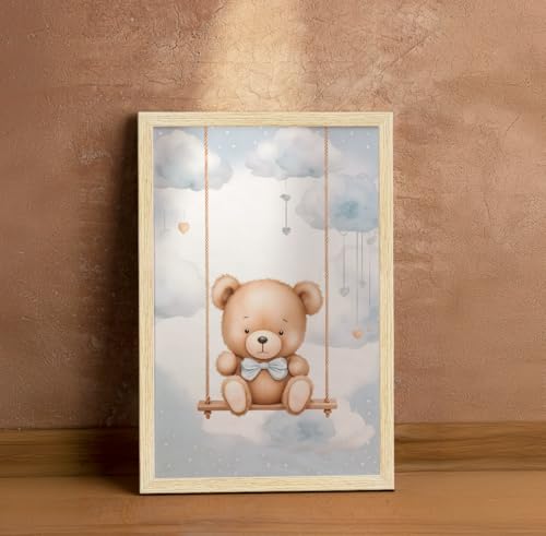 Image of ArtX Wall Paintings For Kids Room, Wall Frame, Decoration Items, 12x18 inch (A3+) Size, Multicolor, Synthetic Wood, Set Of 2