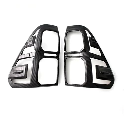 Couvercle de feu arrière pour Toyota Hilux Revo Rocco 2016-2020 garniture en carbone