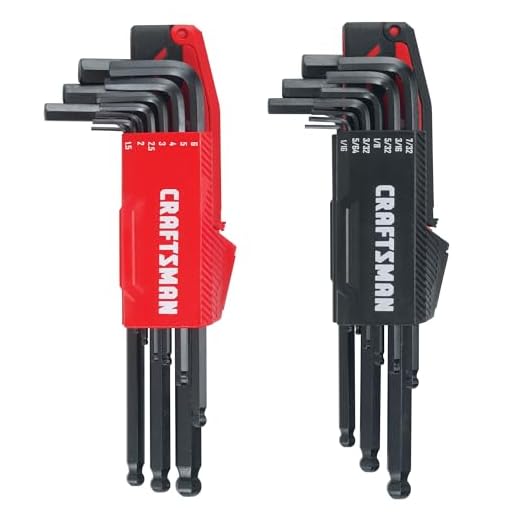 CRAFTSMAN Hex Key Set, Metric/SAE Set, 20-Piece (CMHT26020)