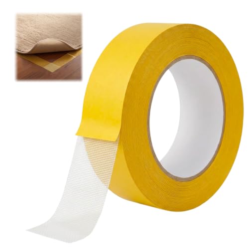 Image of Heavy-Duty Grid Double Sided Tape, 2026 New Removable Fiberglass Mesh Double Stick Adhesive Tape, Fabric Tape for DIY Crafts, Wall Decor, Office Decor, 1 Roll, 1.18 in x 66 FT