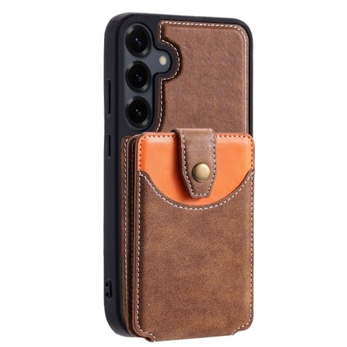 Étui Redmi Note 13 Pro 5G marron en cuir avec portefeuille intégré et clapet magnétique