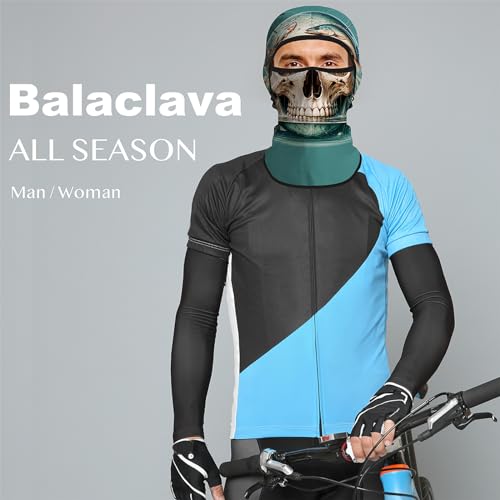 Image of Obacle Balaclava Face Mask Men Women for Sun Protection Motorcycle Fishing Raves