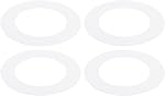 PATIKIL Goof Rings for 6-8" Inch Recessed Can Lighting Down Light, 6 Pcs Metal Goof Trim Rings Cover, Outer Diameter 8.62-inch, Inner Diameter 6.25-inch, Matte Finish White,Flush Mount