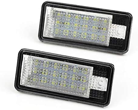 Panthem - Luci per targa auto, 2 pezzi 3528 SMD