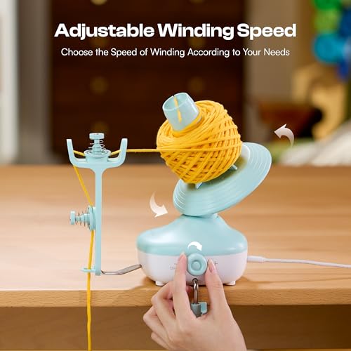 Image of Caydo Electric Yarn Winder M1, Effortless Yarn Organizer for Crochet Lovers