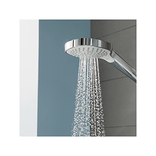 hansgrohe Croma Select S Low Flow 4-inch Handheld Shower Head Modern 3 SoftRain, IntenseRain, Pulsating Massage 04724400 by Hansgrohe - Image 4