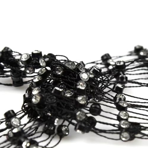 Diamond Mesh Scarf Glitter Neck Scarf Rhinestone Neckerchief Stretchy Sparkly Skinny Scarfs Fashion Accessories2