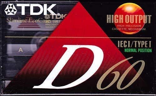 D60 60-Minute Cassettes: 5-Pack
