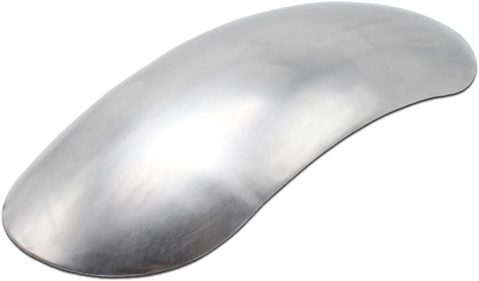 Universal Unpainted Silver Motorcycle Aluminum Short Front Mudguard Fender Mud Guard Custom For Harley Chopper Bobber Touring