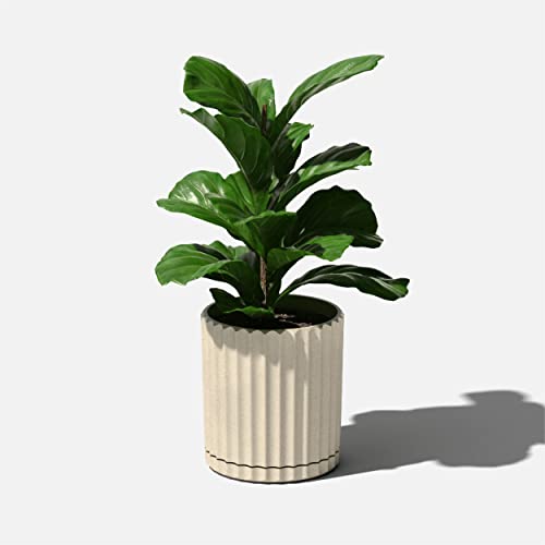 Image of Veradek Demi Series Demi 6 inch Planter w /Tray, Sand