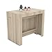 VE.CA.s.r.l. Table console extensible Karen avec porte-rallonges en bois - extensible de 51,5 cm 300 cm, en 5 couleurs - décoration, cuisine, maison, design