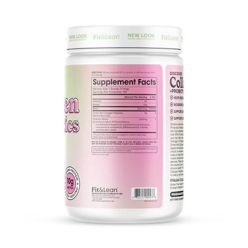 Fit & Lean Collagen Plus Probiotics Powder