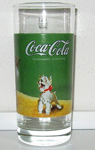 /Coca Cola - Vaso (Cristal, 0,4 L), diseño de Papá Noel