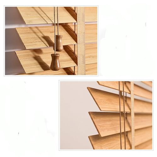 Estor opaco de madera maciza para aislar ventanas del sol 4
