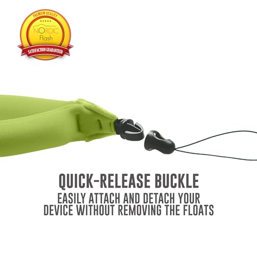 Waterproof Camera Float (2-pack) Floating Camera Strap for Your Underwater GoPro/Panasonic Lumix/Nikon COOLPIX...