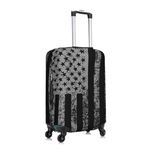 Army Security Agency ASA Seal Travel Luggage Cover Suitcase Protector Fits 26-28 Inch Case(Black,L)3