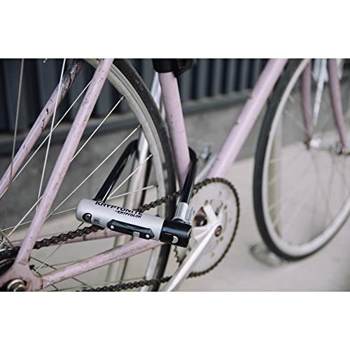 Image of Kryptonite Kryptolok Standard Bike U-Lock, Heavy Duty Anti-Theft Bicycle U Lock, 12.7mm Shackle with Mounting Bracket and Keys, High Security Lock for Bicycles Scooters (Pack of 10)