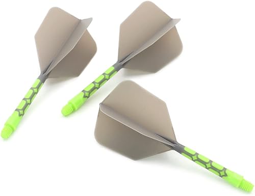 Miniatura 3 de CUESOUL ROST T19 Eje de dardos integrado y vuelos Big Wing Shape Grey 1.299 in-Ssay adiós a la caída del vuelo de dardo