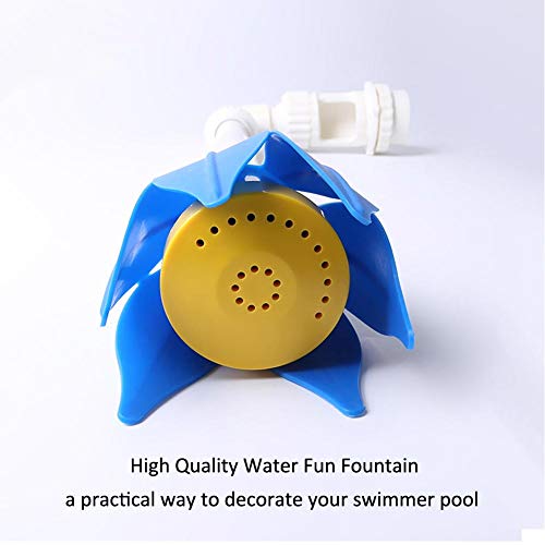 ZCONIEY Pool Fountain Fun Water Sprinkler Above & Inground Swimming Pool Waterfalls Spray Pond Decor - Thumbnail 4