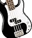 Fender Squier E-Bass - Mini Precision Bass, Schwarz, Inklusive kostenloser virtueller Kurse auf Fender Play
