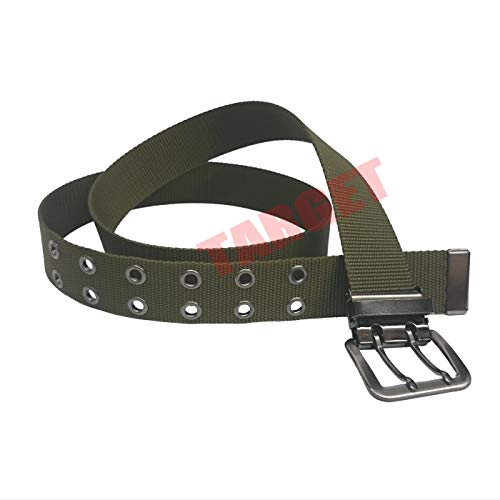 Amazon | 陸上自衛隊 作業服用 二つ穴ベルト OD L | タクティカル