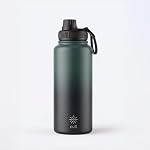 Cult 1L Stainless Steel Water Bottle – 24H Hot & Cold Insulated, Double Wall Vacuum, Leakproof Sports Cap, Durable Reusable Flask for Gym, Travel & Daily Use Green
