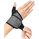 Wrist Brace, Breathable Adjustable Wrist Wraps for Carpal Tunnel Relief & Tendonitis, Gym Wrist Straps Wrist Support Wraps for Weightlifting Fitness, One Size Fit Men and Women, Right Hand