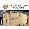 Rothco Canvas Equipment Duffle Bag Travel & Gym Bag with Heavyweight Cotton Canvas Material Great for Storing Gear, Clothing, and More