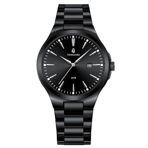 Relógio Masculino De Pulso Minimalista Moderno Social Esporte Fino Clássico Preto All Black Aço Inoxidável 40mm Vanglore 4355a Coleção Upclassic