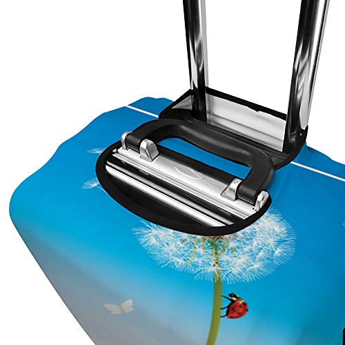Housse de protection pour bagages motif fleurs ajustée - 3