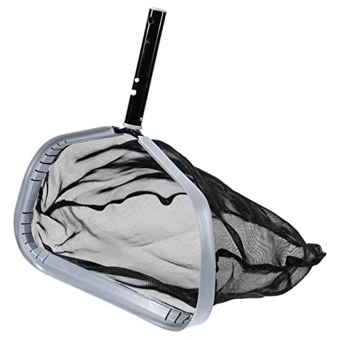 Pool Leaf Net, 17.5" Larger Capacity Heavy Duty Pool Nets for Cleaning, Strong Frame Ultra Fine Mesh Deep Net Swimming Pool Accessories, Easy Leaf Scoop,Debris, Silt, Sand, Pollen Cover