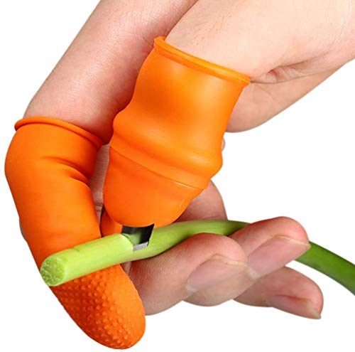 GRAIYT Fruit and Vegetable Thumb Knife Picking Potted Plants Trim Silicone Thumb Knife Set Picking Portable Knife Garden Tools (Pack of 1)