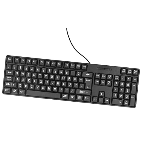 Clavier à grands caractères durable et robuste en ABS Plug and Play