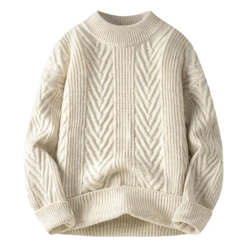 Pull automne et hiver chaud en lin tricoté pour une isolation thermique douce