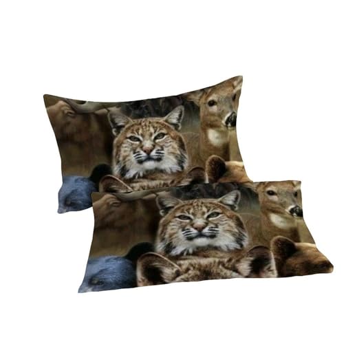 Housse de couette microfibre animaux avec impression 3D relief 200x200cm - 7