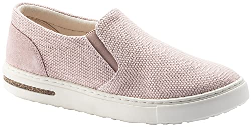Birkenstock Unisex Oswego Slip On Loafer, Soft Pink Canvas, Size