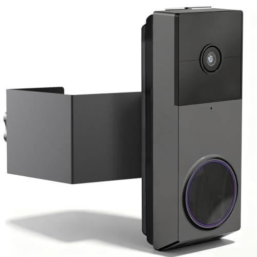 Anti-Theft Video Doorbell Mount for Eufy E340 / Wyze Duo Camera Doorbell, No Drilling