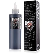 HAWINK Black Tattoo Ink 8oz (240ml) Vegan-Friendly USA Standard Pigment Tattoo Supplies Super Bla...
