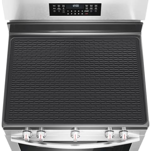 Stove Top Cover for Electric Stove Glass Top Silicone Heat Resistant Stovetop Protector Mat, Prevents Scratches, Expands Usable Kitchen Space(Black, 28 * 20inch) Cover