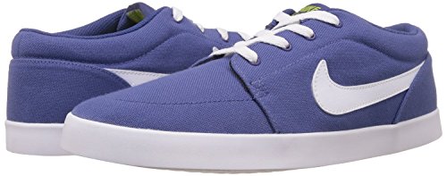 Image of NIKE Men Voleio CNVS Blue /Gr-Wt-Grn Sneakers-7 UK /India (41 EU)(8 US) (706555-401)