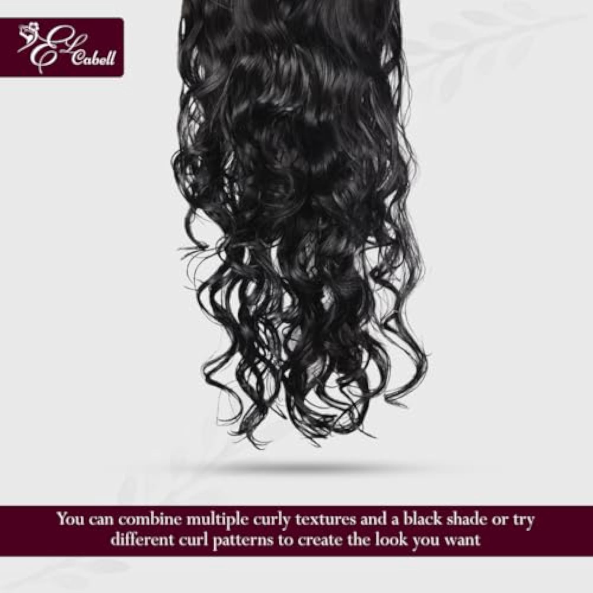 Women's 30 Inch Curly Hair Extension, Premium Synthetic