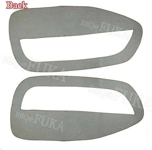 for Ford Mustang 05-09 Black Door Panel Insert Cards Synthetic Leather Cover Trim Shell